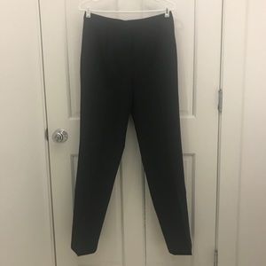 Lauren Ralph Lauren Gray Wool Straight Trousers 8
